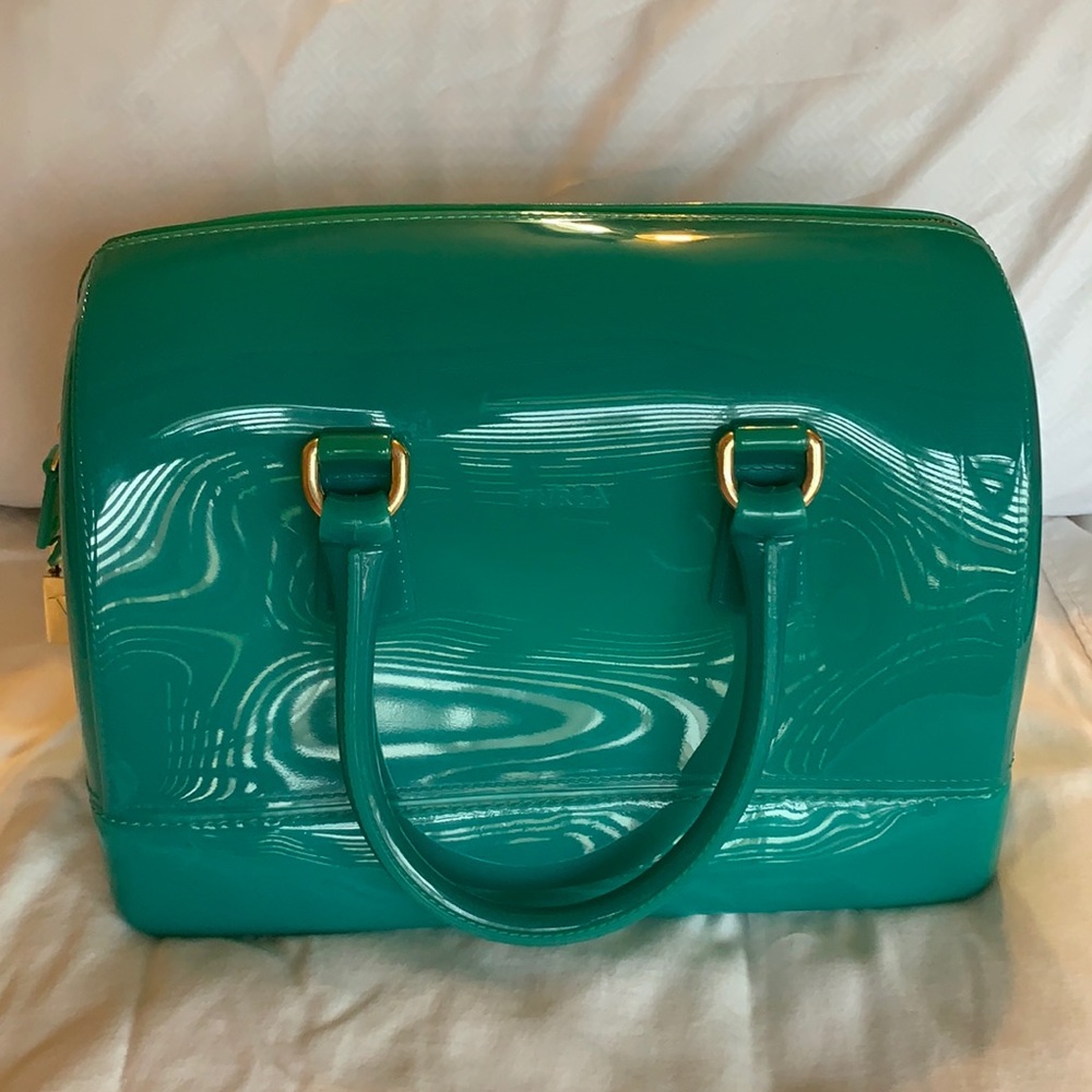 Furla turquoise Candy handbag